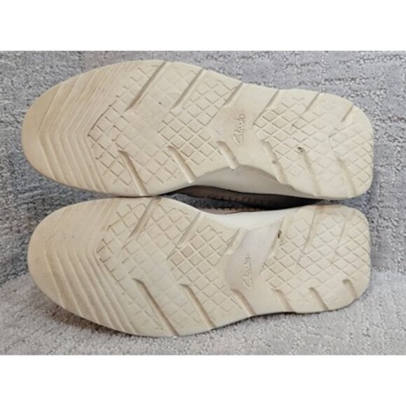 Clarks Gaskill Men's Size US 10M Nubuck Leather Gray Lace Up Sneakers 61423797 - Picture 9 of 10